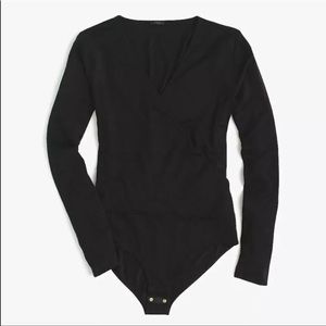 JCREW Mercantile Bodysuit- Black - size Medium - EUC